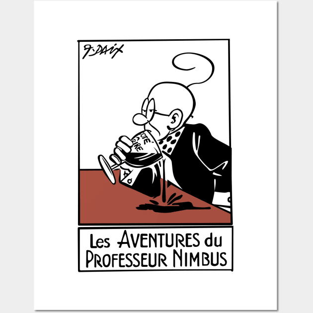 Les aventures du professeur Nimbus Wall Art by davlem